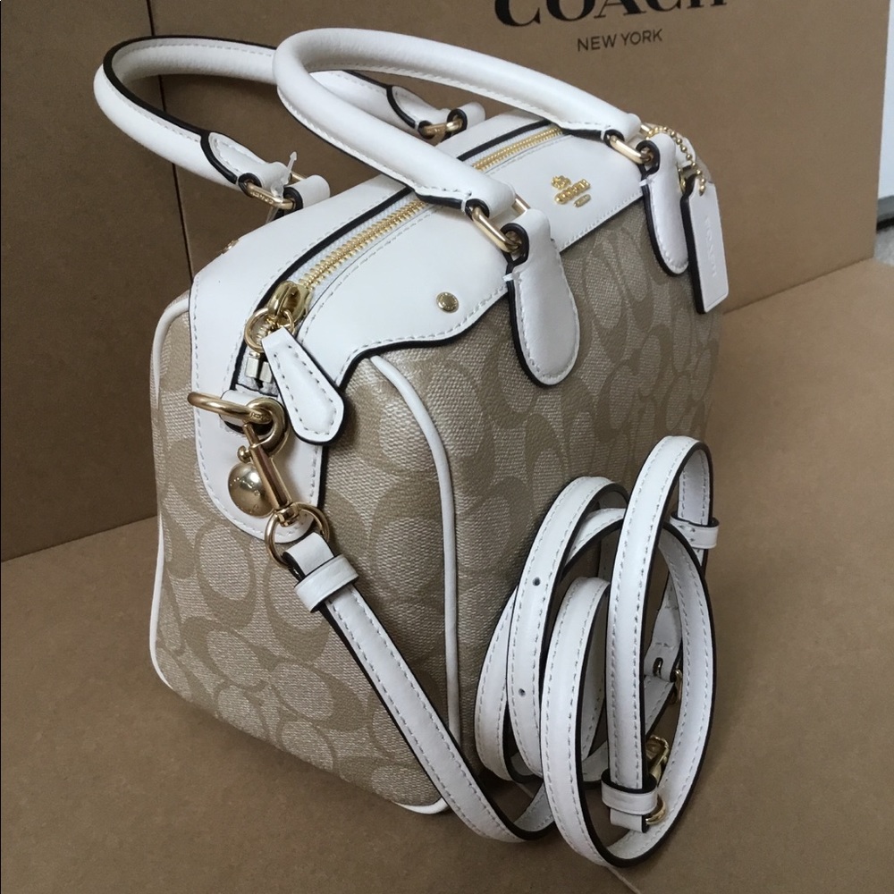 🌹Coach Mini Bennett Satchel In Signature NWT. - Picture 4 of 8